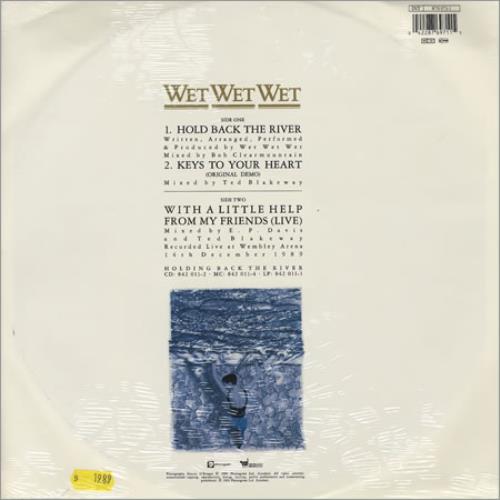 Wet Wet Wet Holding Back The River 12" vinyl single (12 inch record / Maxi-single) German WET12HO43526