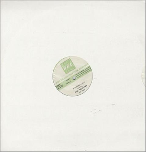 Wet Wet Wet In Concert vinyl LP album (LP record) UK WETLPIN229773