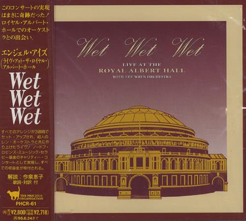 Wet Wet Wet Live At The Royal Albert Hall CD album (CDLP) Japanese WETCDLI54072