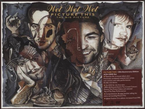 Wet Wet Wet Picture This [The Big Picture] - Autographed Print - Sealed Deluxe Box CD Album Box Set UK WETDXPI879616