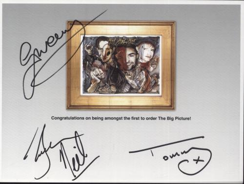 Wet Wet Wet Picture This [The Big Picture] - Autographed Print - Sealed Deluxe Box CD Album Box Set UK WETDXPI879616