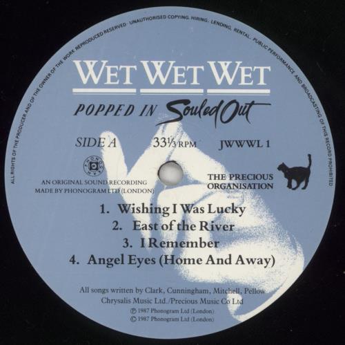 Wet Wet Wet Popped In Souled Out - Hype Stickered (b) vinyl LP album (LP record) UK WETLPPO731079