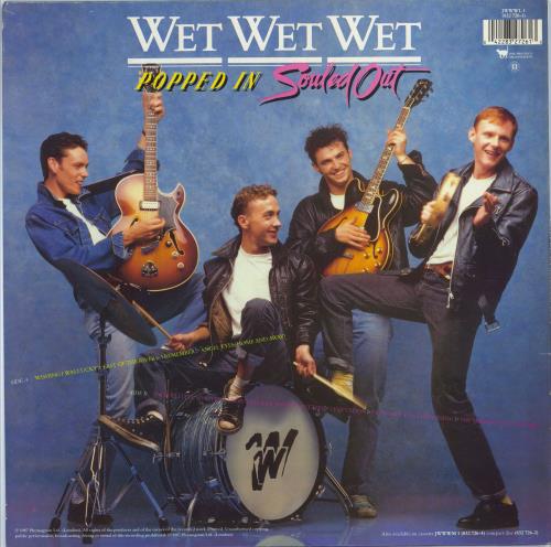 Wet Wet Wet Popped In Souled Out - Hype Stickered (c) vinyl LP album (LP record) UK WETLPPO774381
