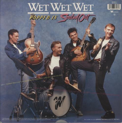 Wet Wet Wet Popped In Souled Out vinyl LP album (LP record) UK WETLPPO405583