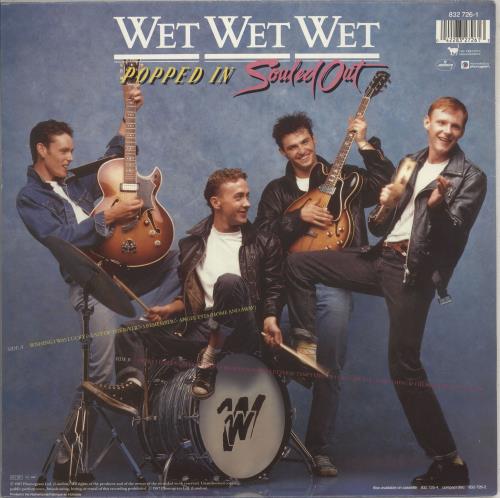 Wet Wet Wet Popped In Souled Out vinyl LP album (LP record) Dutch WETLPPO712322