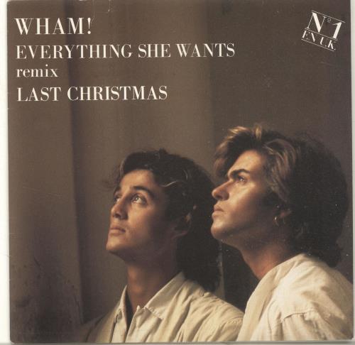 Wham Everything She Wants (Remix) 7" vinyl single (7 inch record / 45) Spanish WHA07EV697537