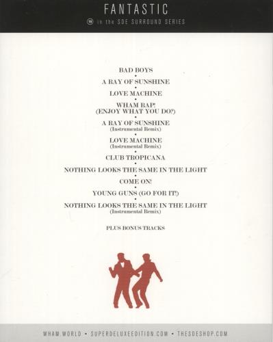 Wham Fantastic - SDE Surround Series - Sealed Blu Ray DVD UK WHABRFA881848