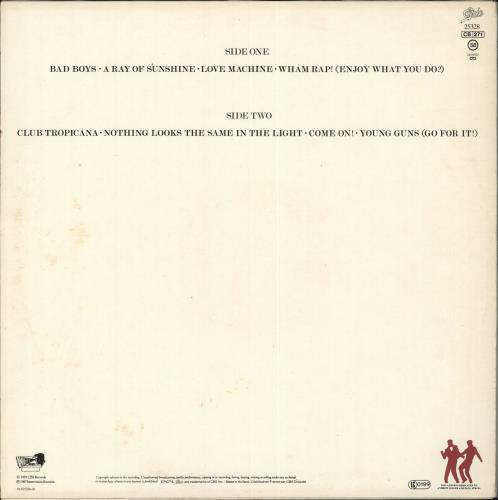 Wham Fantastic - stickered p/s vinyl LP album (LP record) UK WHALPFA678785