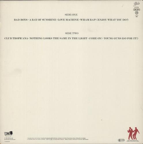 Wham Fantastic - Stickered Sleeve vinyl LP album (LP record) Dutch WHALPFA616467