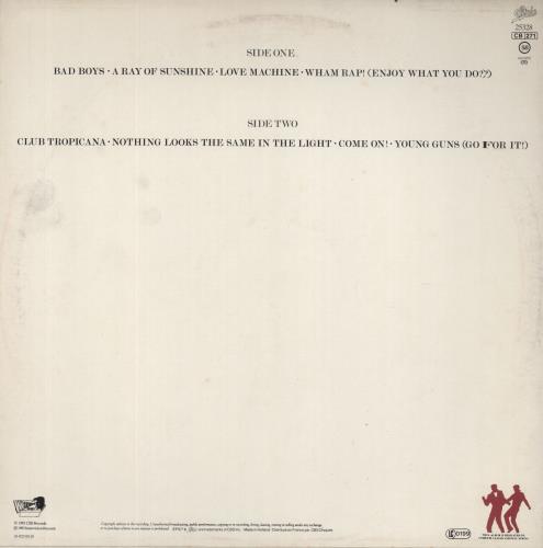 Wham Fantastic vinyl LP album (LP record) Dutch WHALPFA742521