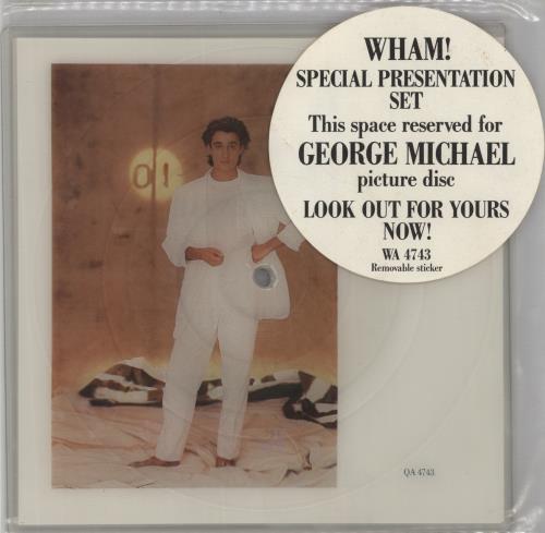Wham Freedom - Pair Of Shaped Picture Discs shaped picture disc (picture disc vinyl record) UK WHASHFR23941