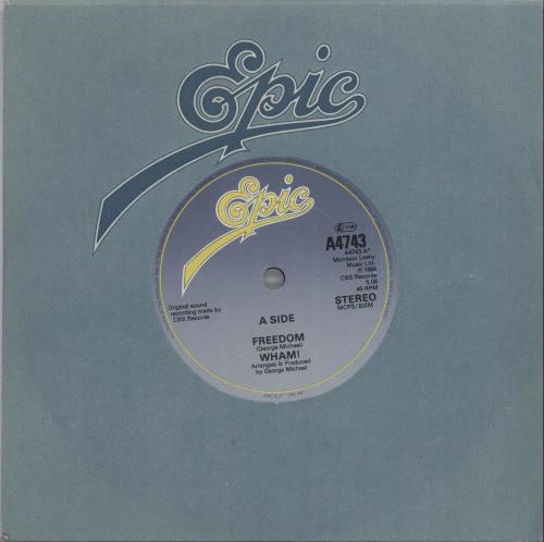 Wham Freedom - Solid 7" vinyl single (7 inch record / 45) UK WHA07FR668664