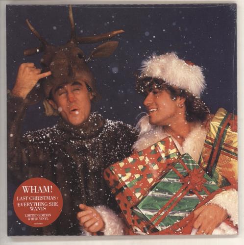 Wham Last Christmas - White Vinyl - Sealed 7" vinyl single (7 inch record / 45) UK WHA07LA735428