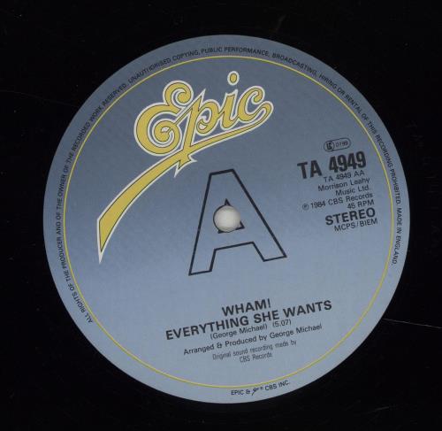 Wham Last Christmas Uk 12 Vinyl Single 12 Inch Record Maxi Single