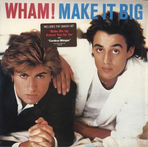 Wham Make It Big - stickered shrink vinyl LP album (LP record) US WHALPMA476795