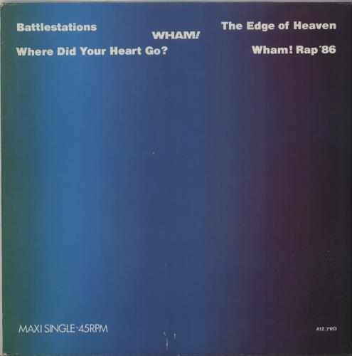 Wham The Edge Of Heaven 12" vinyl single (12 inch record / Maxi-single) Dutch WHA12TH110576