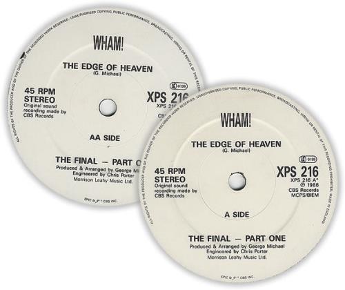 Wham The Edge Of Heaven 7" vinyl single (7 inch record / 45) UK WHA07TH185195