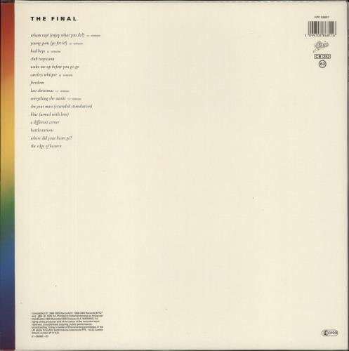 Wham The Final - Picture stickered sleeve 2-LP vinyl record set (Double LP Album) Dutch WHA2LTH517554