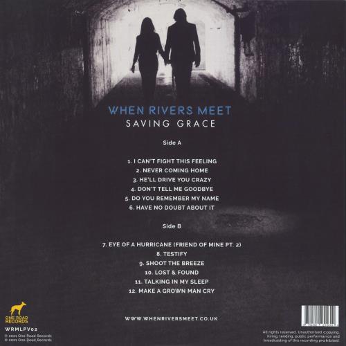 When Rivers Meet Saving Grace - Silver Splatter Vinyl - Autographed vinyl LP album (LP record) UK 4TKLPSA800677