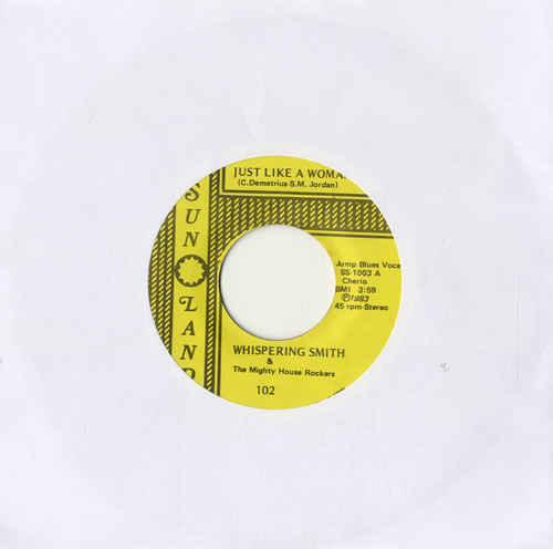 Whispering Smith Just Like A Woman 7" vinyl single (7 inch record / 45) US WJ807JU566821