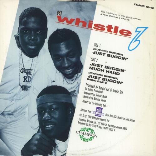 Whistle Just Buggin' 12" vinyl single (12 inch record / Maxi-single) UK WTL12JU115659