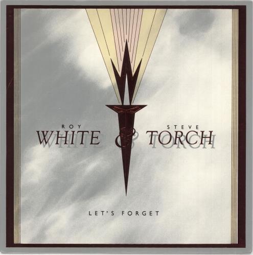 White & Torch Let's Forget - red embossed p/s 7" vinyl single (7 inch record / 45) UK WKP07LE736790