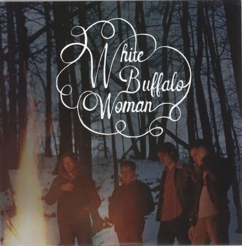 White Buffalo Woman EP - Blue/Black Vinyl 7" vinyl single (7 inch record / 45) US 04907EP740454