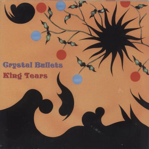 White Denim Crystal Bullets / King Tears - Red & Blue Vinyl + Shrinkwrap vinyl LP album (LP record) UK WDELPCR871248