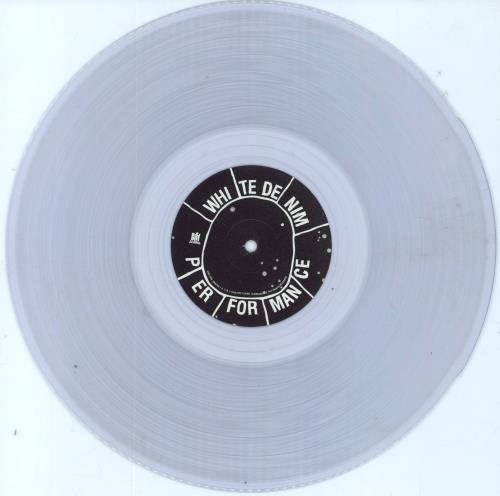 White Denim Performance - Clear vinyl vinyl LP album (LP record) US WDELPPE800154