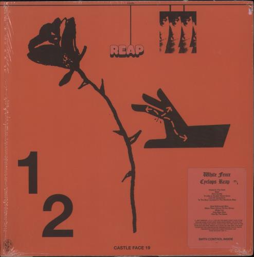 White Fence Cyclops Reap - Red, White, and Blue Tricolor Vinyl + Flexi vinyl LP album (LP record) US YK9LPCY871428