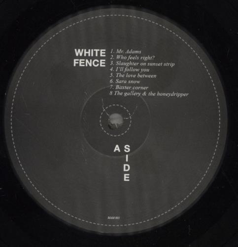 White Fence White Fence vinyl LP album (LP record) US YK9LPWH888146
