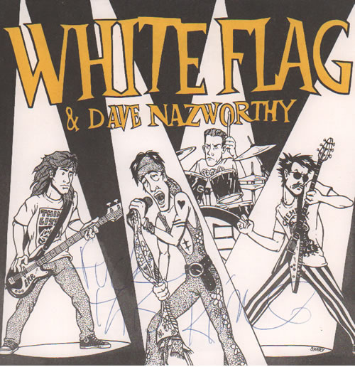 White Flag Beyond Hurt - Autographed 7" vinyl single (7 inch record / 45) US WKI07BE547057