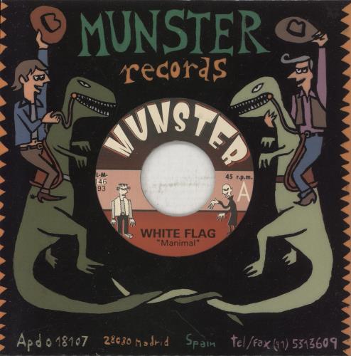 White Flag Manimal 7" vinyl single (7 inch record / 45) Spanish WKI07MA863131