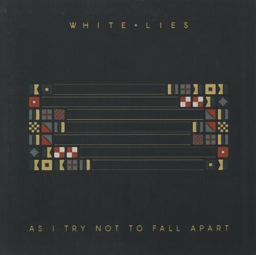 White Lies As I Try Not To Fall - Clear Vinyl + Signed Print vinyl LP album (LP record) UK WI4LPAS788860