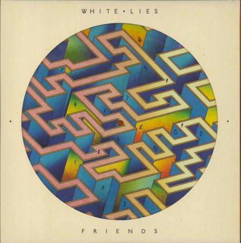 White Lies Friends picture disc LP (vinyl picture disc album) UK WI4PDFR825445