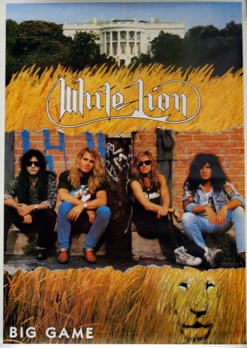 White Lion Big Game poster UK WHTPOBI15713