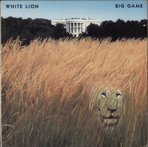 White Lion Big Game vinyl LP album (LP record) US WHTLPBI757063