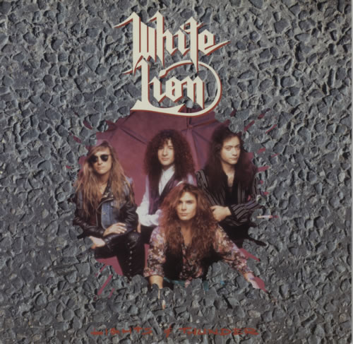 White Lion Lights & Thunder 12" vinyl single (12 inch record / Maxi-single) UK WHT12LI596557