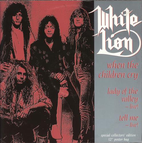 White Lion When The Children Cry 12" vinyl single (12 inch record / Maxi-single) UK WHT12WH727159