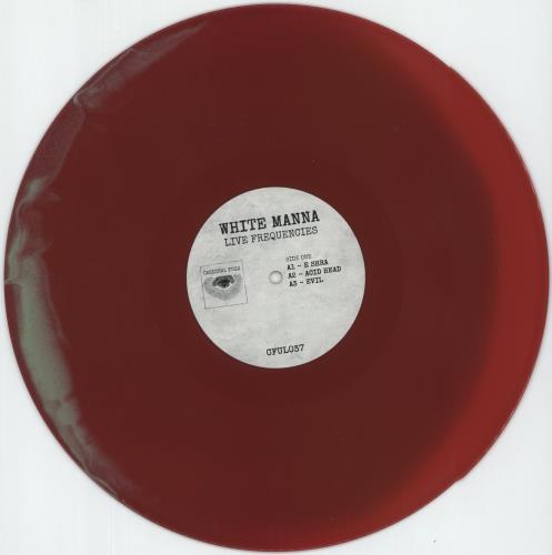 White Manna Live Frequencies - Red & Green Vinyl vinyl LP album (LP record) UK 9O1LPLI871374