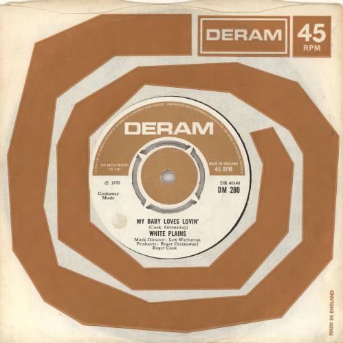 White Plains My Baby Loves Lovin' - 4pr 7" vinyl single (7 inch record / 45) UK 5WP07MY569827