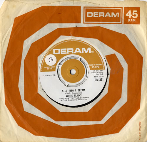 White Plains Step Into A Dream 7" vinyl single (7 inch record / 45) UK 5WP07ST585846