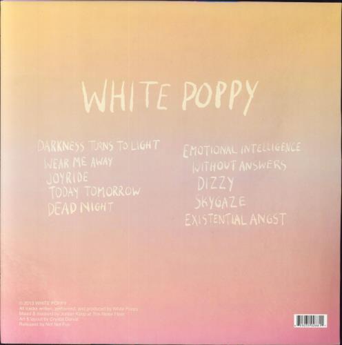 White Poppy White Poppy vinyl LP album (LP record) US 58JLPWH816802