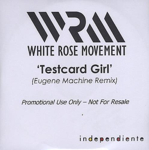 White Rose Movement Testcard Girl CD-R acetate UK WB1CRTE377441