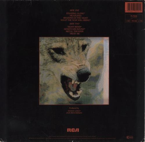 White Wolf Standing Alone vinyl LP album (LP record) German WKKLPST557438