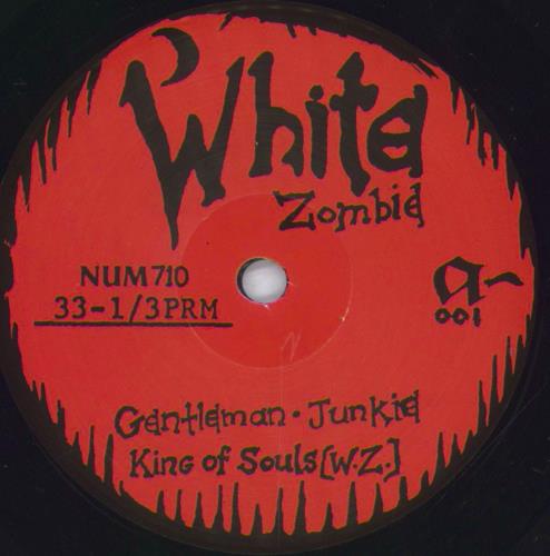 White Zombie Gods On Voodoo Moon 7" vinyl single (7 inch record / 45) US WHZ07GO822431