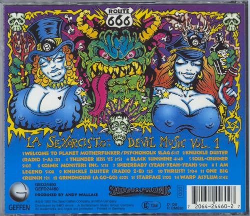 White Zombie La Sexorcisto: Devil Music Vol. 1 + Patch CD album (CDLP) US WHZCDLA809375