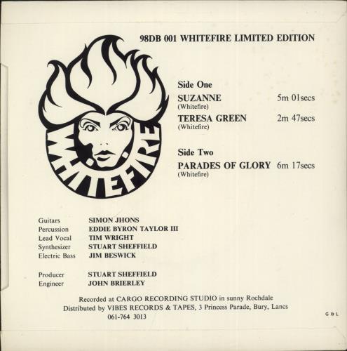 Whitefire Whitefire 7" vinyl single (7 inch record / 45) UK 9J907WH876160