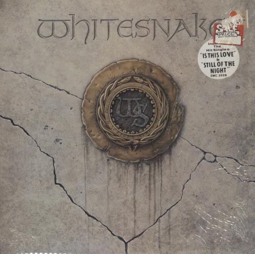Whitesnake 1987 - Hype Stickered - Shrink vinyl LP album (LP record) UK WHILPHY868510