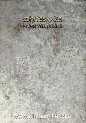 Whitesnake Forevermore tour programme UK WHITRFO869621